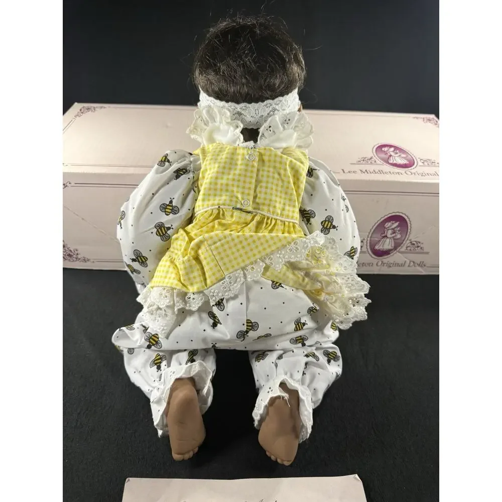 lee middleton dolls Cute as Can Bee Lifelike Baby With Box And Cert